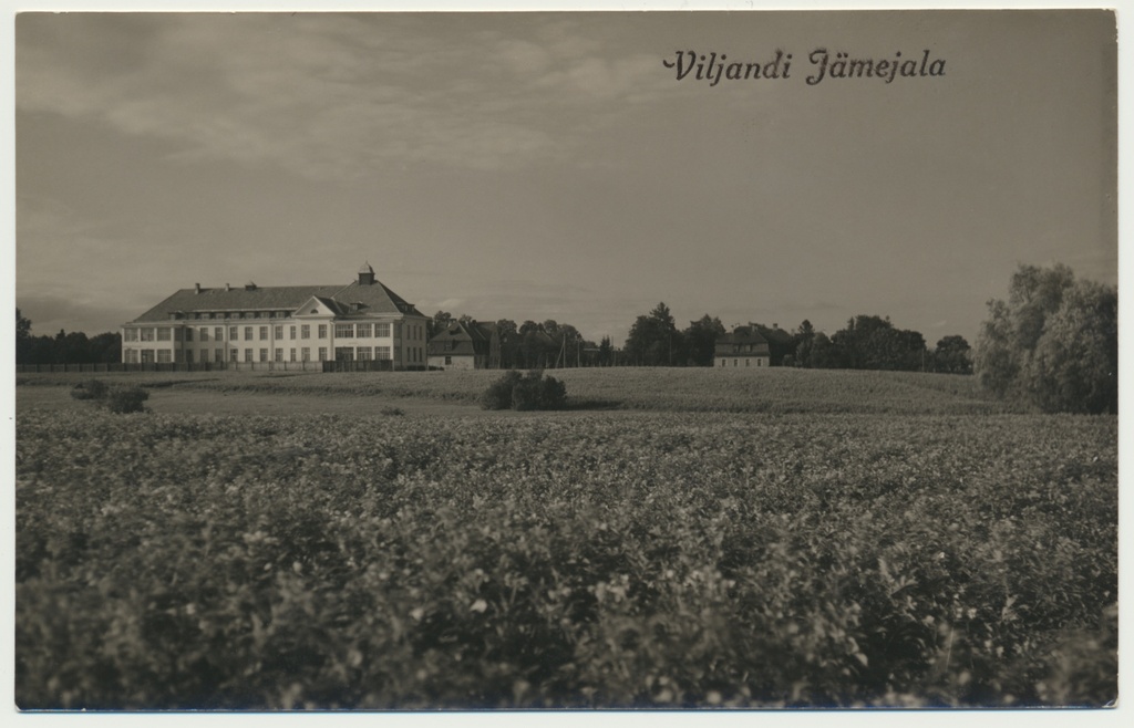 foto, Viljandimaa, Jämejala, haigla hooned, ees põld, 1932, foto M. Teng