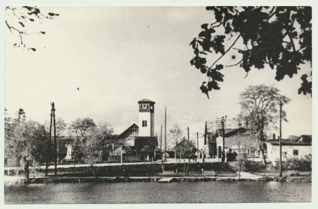 fotokoopia, Viljandimaa, Suure-Jaani, järv, tuletõrje torn, Pärnu tn, 1928