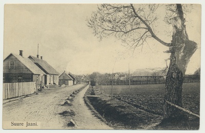 trükipostkaart, Viljandimaa, Suure-Jaani, Köleri tn, u 1910, kirjastaja J. Litter  duplicate photo