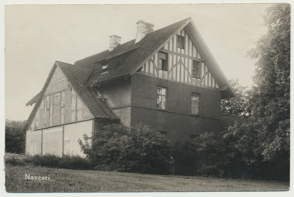 foto, Viljandimaa, Navesti mõis, tagant, u 1920