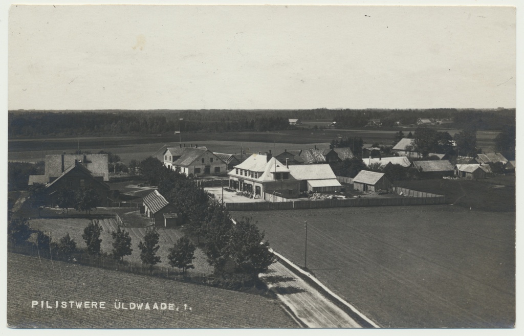 foto, Viljandimaa, Pilistvere üldvaade, u 1930