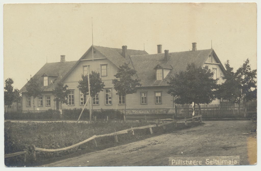 foto, Viljandimaa, Pilistvere, rahvamaja (eest), u 1930