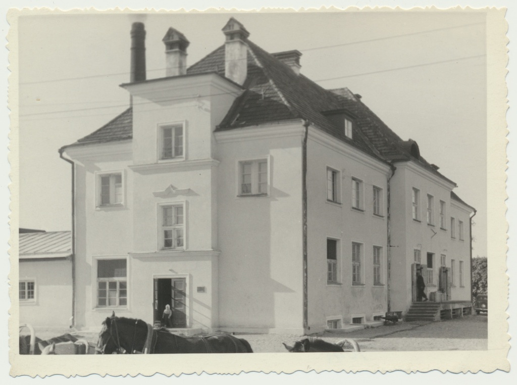 foto, Viljandimaa, Õisu meierei, välisvaade, 1950