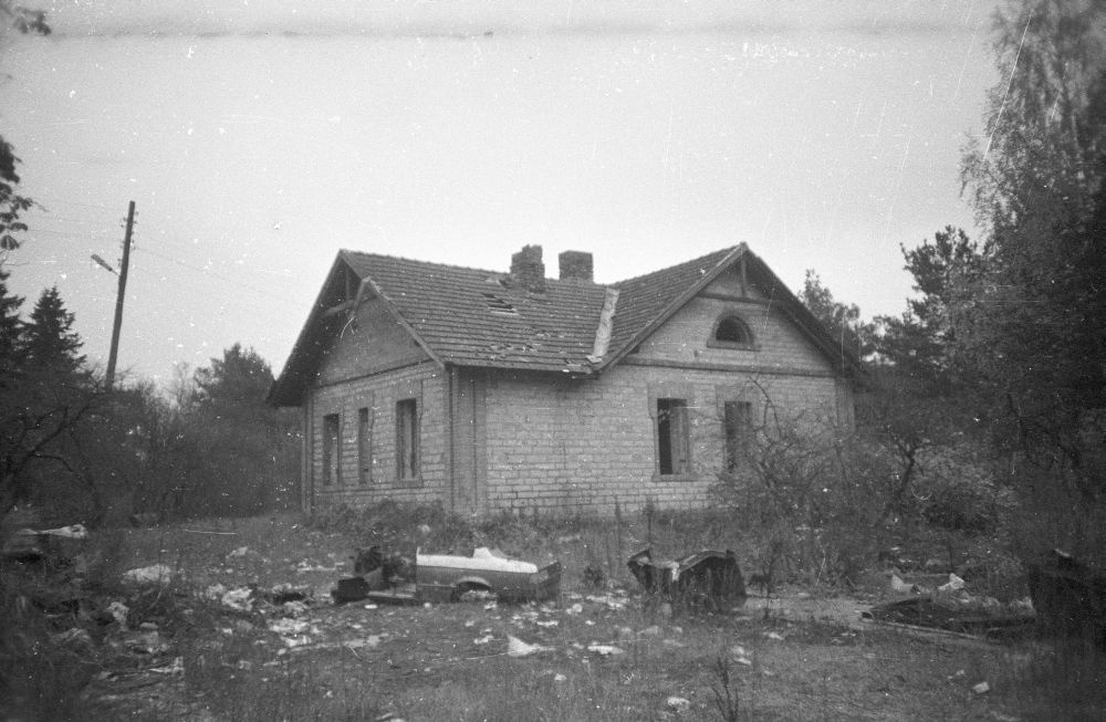 Rahumäe station building at the nodepoint of the former Liiva-Wena and the fortress railway