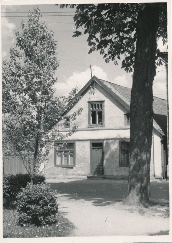 foto, Viljandi, endine E. Hundi trükikoda, Posti t 15a, u 1960, foto A. Kiisla