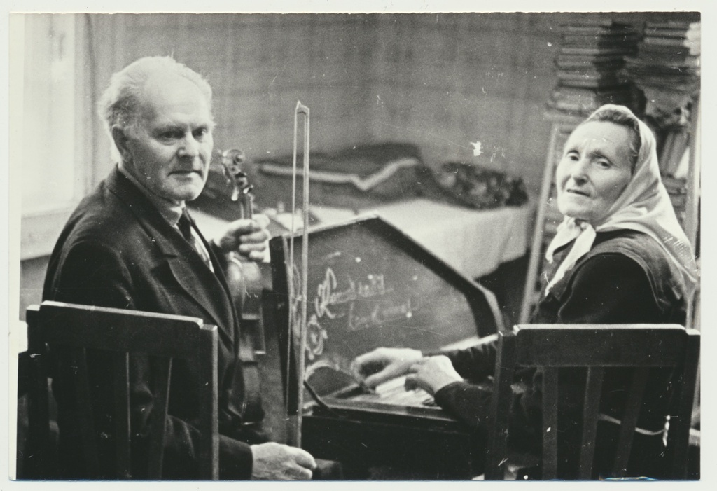 foto, Elene ja Anton Animägi, u 1970, foto E. Veliste
