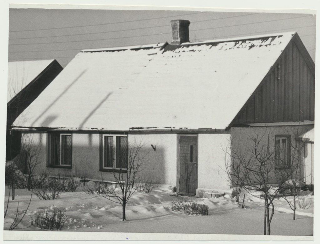 foto, Viljandi, Kalevi tn 4, kommunistide salakorter 1920nd. algul, Marie Pirtsu, foto A. Kiisla u 1960