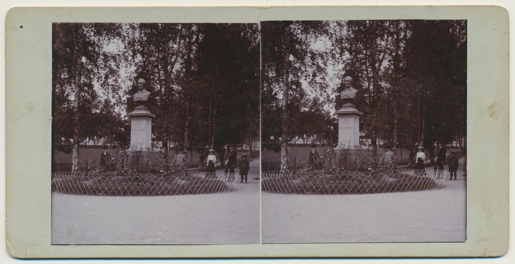 stereofoto, Soome, Kuopio, J. Snellmani ausammas, u 1910