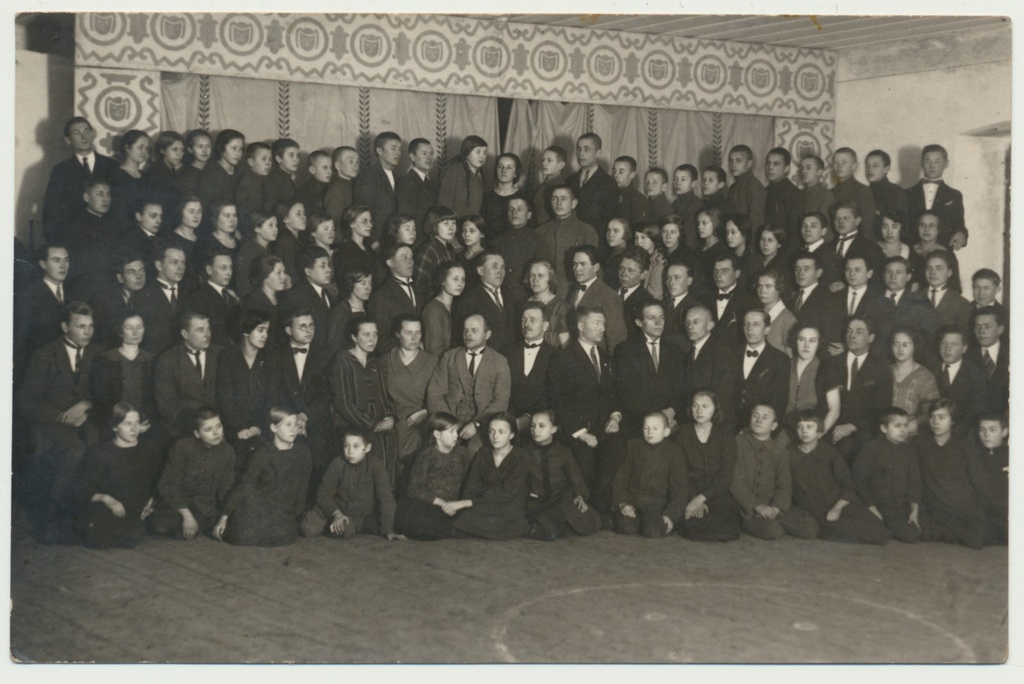 foto, Kõpu kool, grupp, u 1920