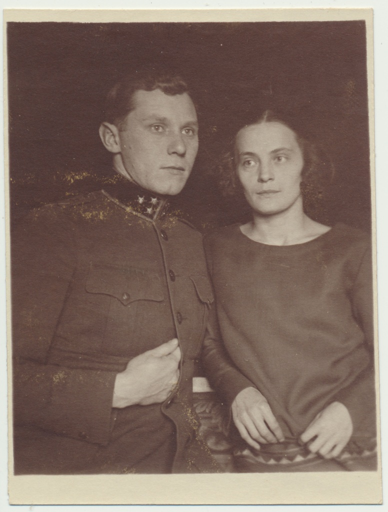foto, Wilhelm Vaga abikaasaga, u 1930