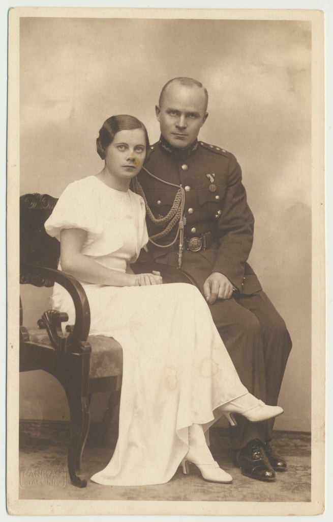 foto, Ernst Miil abikaasaga, laulatus, 20.05.1934
