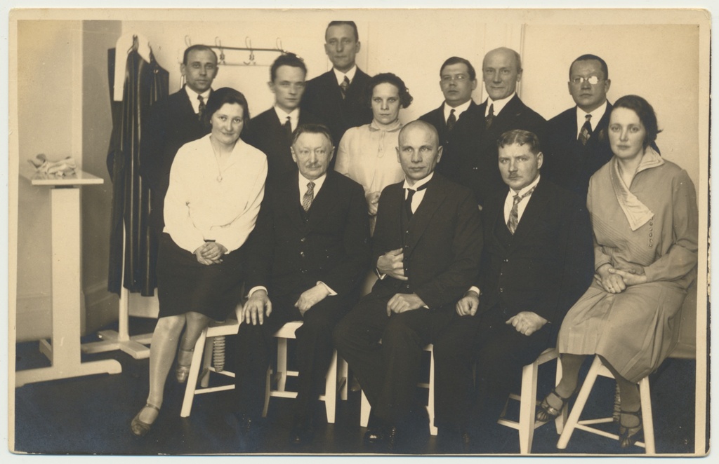 foto, Viljandi, linnavalitsus, töötajad, 1929