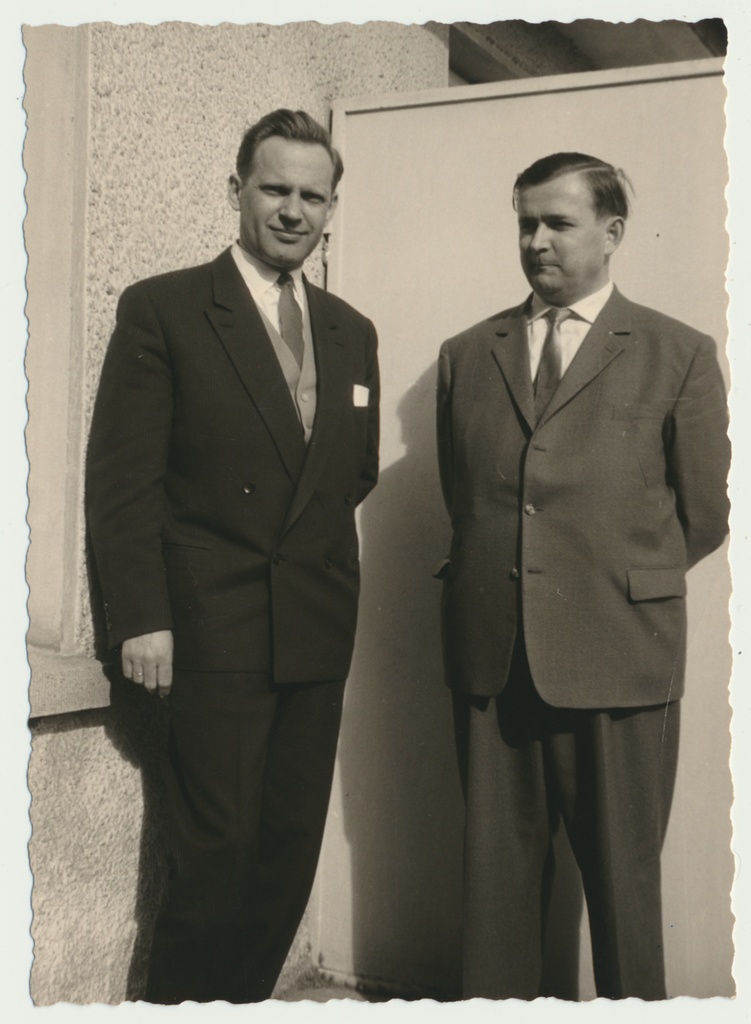 foto, Viktor Lepik, Ilmar Mankin, Saksamaa, 1960