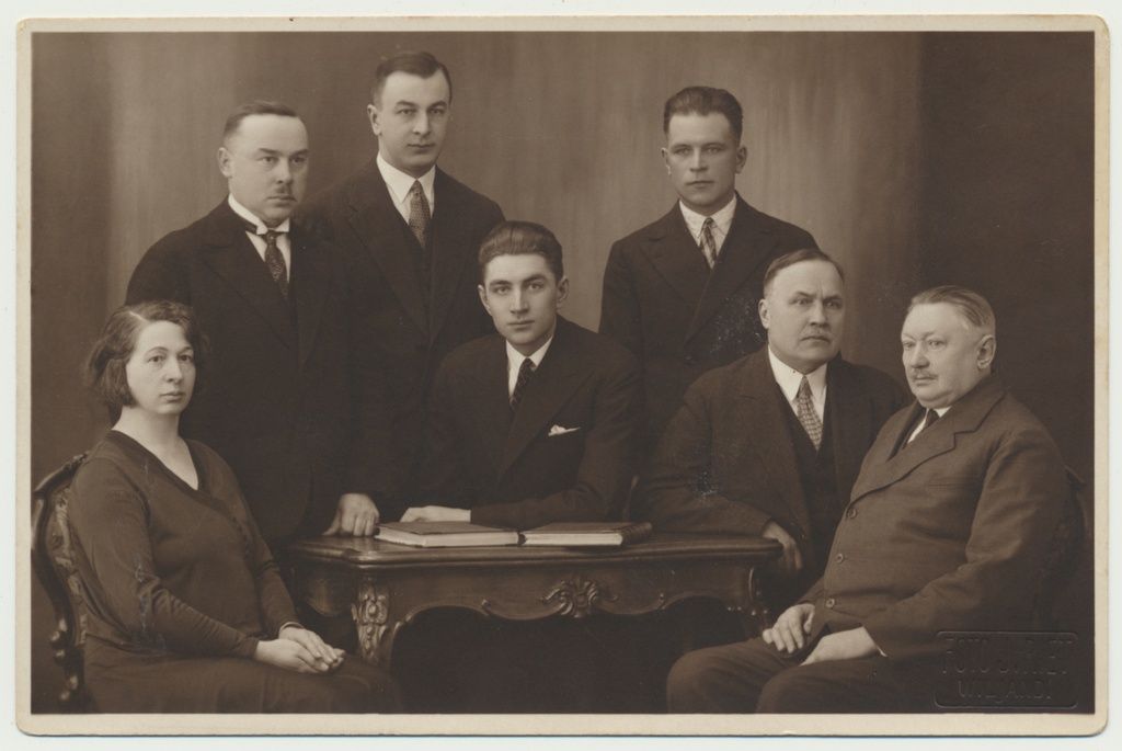 foto, grupp, sh perekond Rängel, J. Riet, u 1930, foto J. Riet