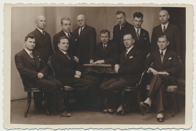 foto, Viljandi, kriminaalpolitsei töötajad, u 1938  duplicate photo