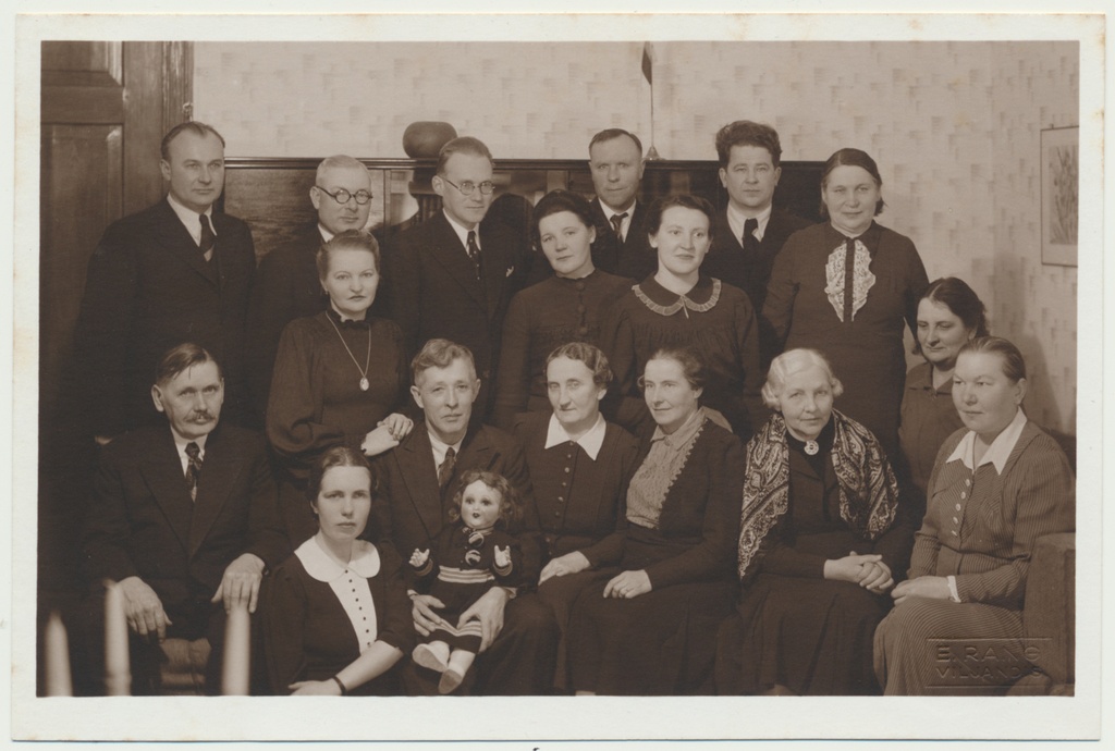 foto, Viljandi Lasteabi komitee koosolek, notar Joaste korter, u 1938, foto E. Rang