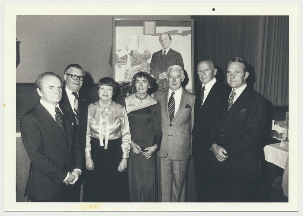 foto, Salme ja Artur Ekbaum jt, Toronto, u 1970