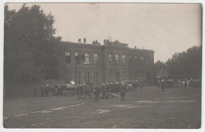 Fire exploration in Pärnu in 1921 for the III National Fire Fire Congress.  duplicate photo