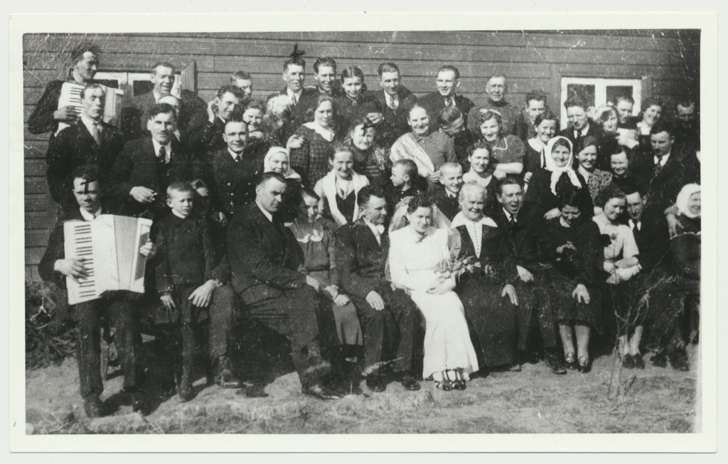 fotokoopia, Viljandimaa, Paistu, pulmalised, u 1938