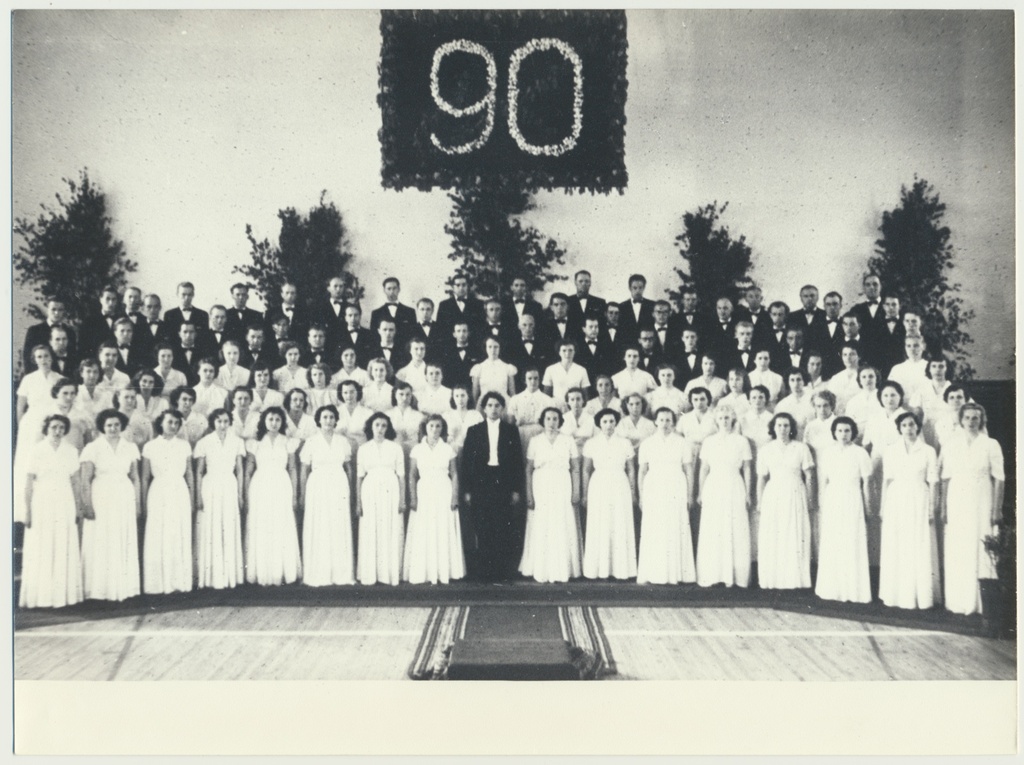 foto, segakoor Koit, 90. aastapäeva kontsert, 30.05.1959