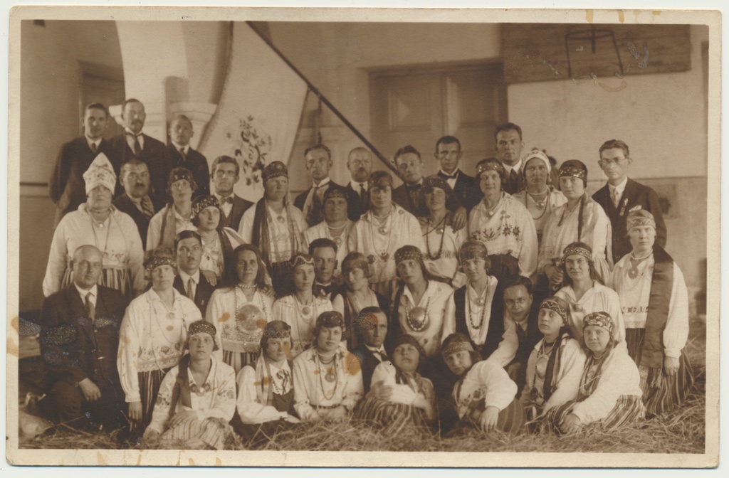 foto, Viljandi segakoor Koit, üldlaulupeol, 1928
