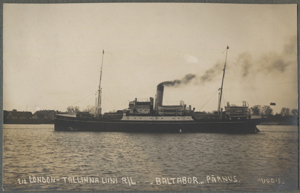London-tallinna line travel ship "Baltabor" in Pärnu
