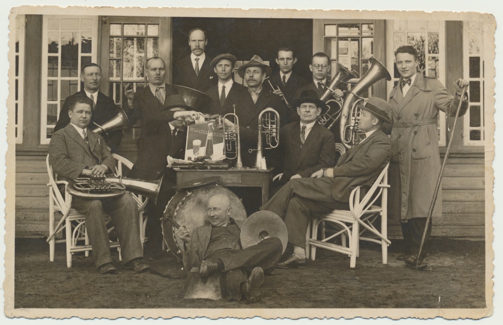 foto, Viljandimaa, Jälevere orkester, u 1930