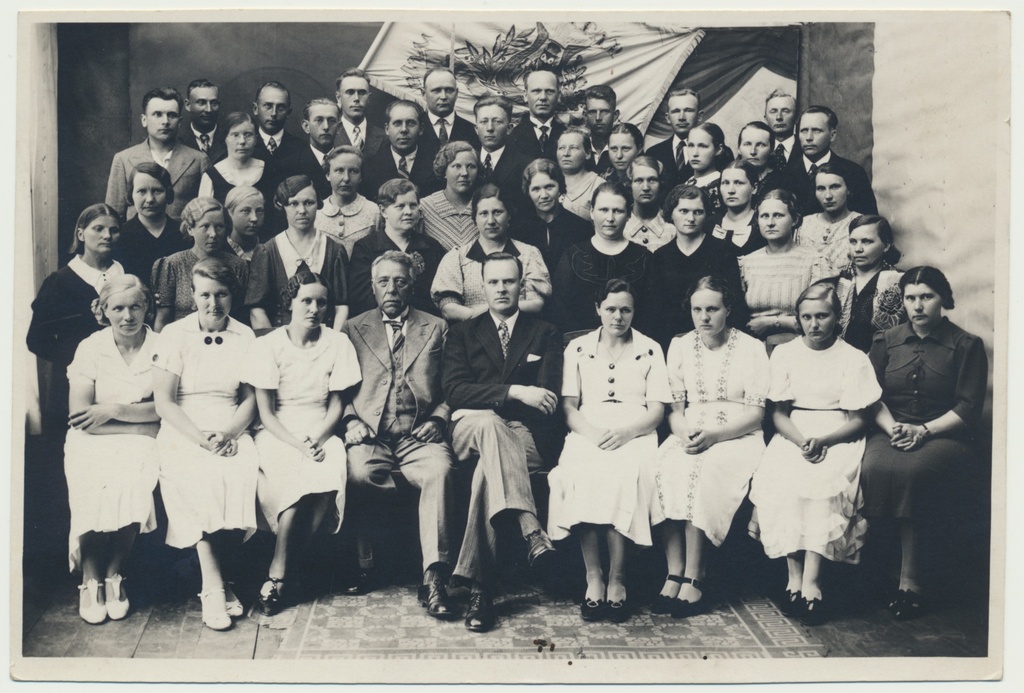 foto, Viljandimaa, segakoor Ilmatar, dirigent V. Kapp, 1936, foto H. Kullandi
