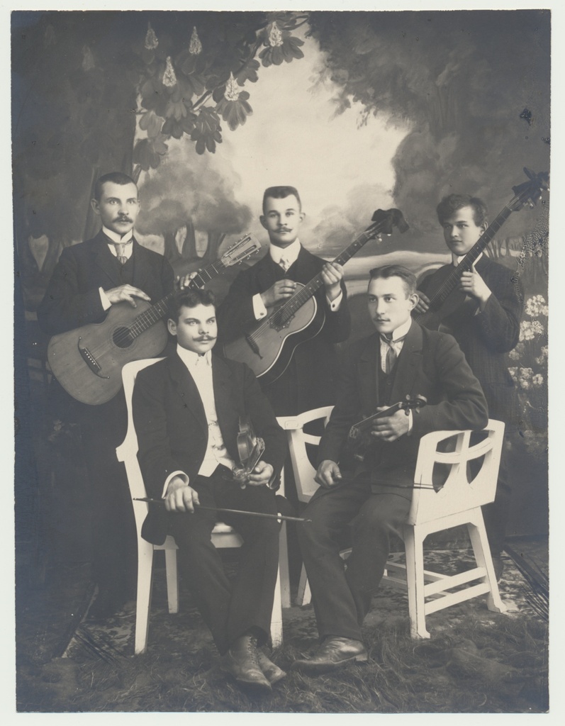 foto, Viljandi pillimehi, 1913, foto M. Teng