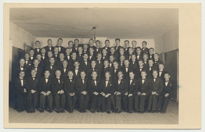 foto, Viljandi Helikunsti Seltsi meeskoor, 1935  duplicate photo