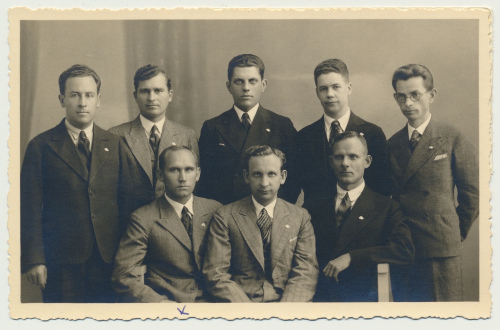 foto, Viljandi Helikunsti Seltsi juhatus, 1935/1936, foto E. Rang