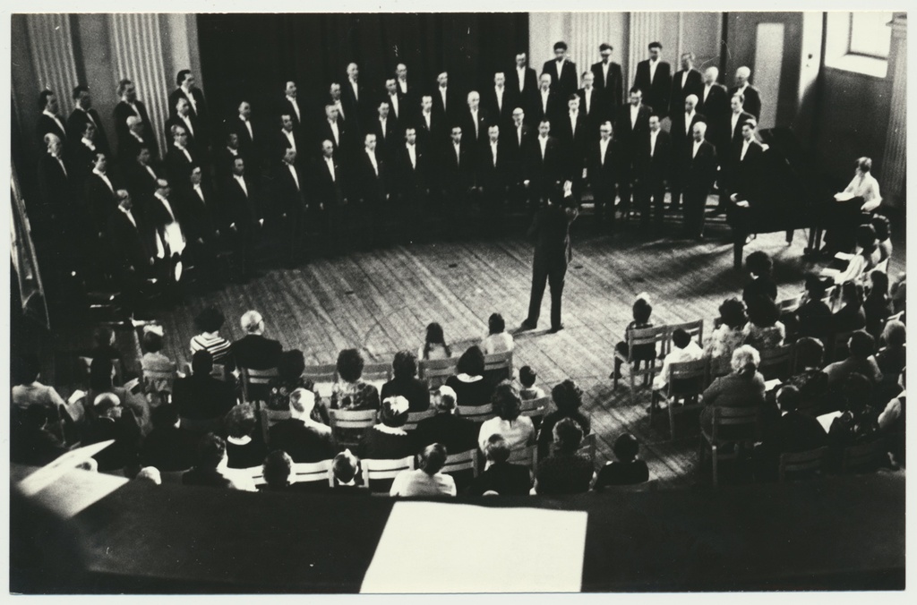 foto, Viljandi meeskoor Sakala, u 1975, foto B. Veidenbaum