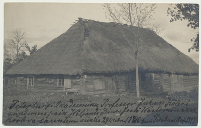 foto, Viljandimaa, Vastemõisa vald, Kõõbra talu, elamu, u 1920, foto H. Kuhlbusch  duplicate photo
