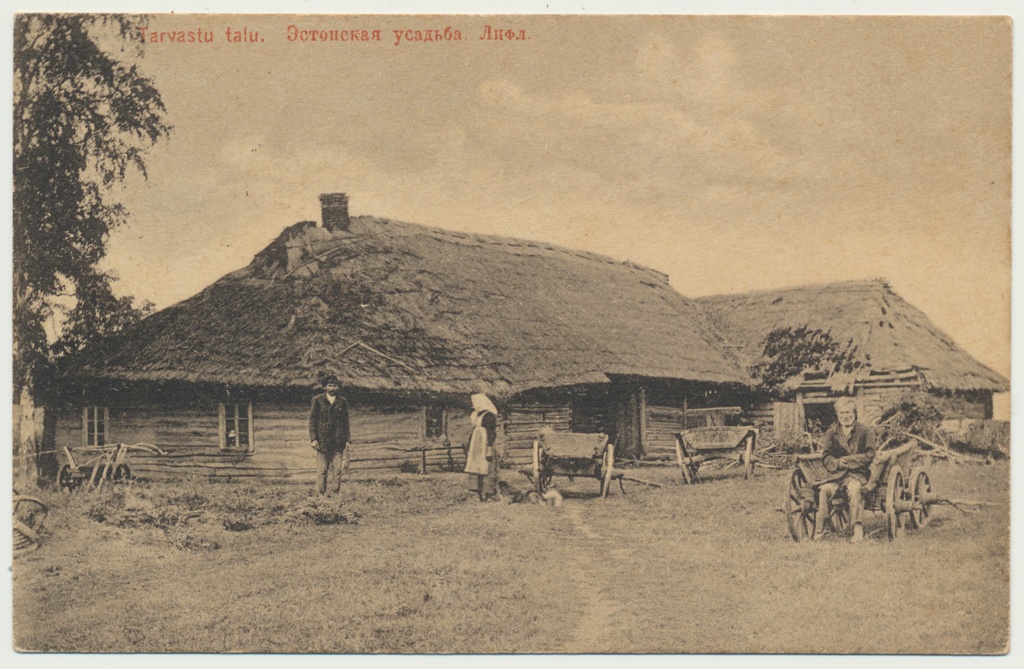 foto, Viljandimaa, Tarvastu, talu, 1912, foto J. Pääsuke