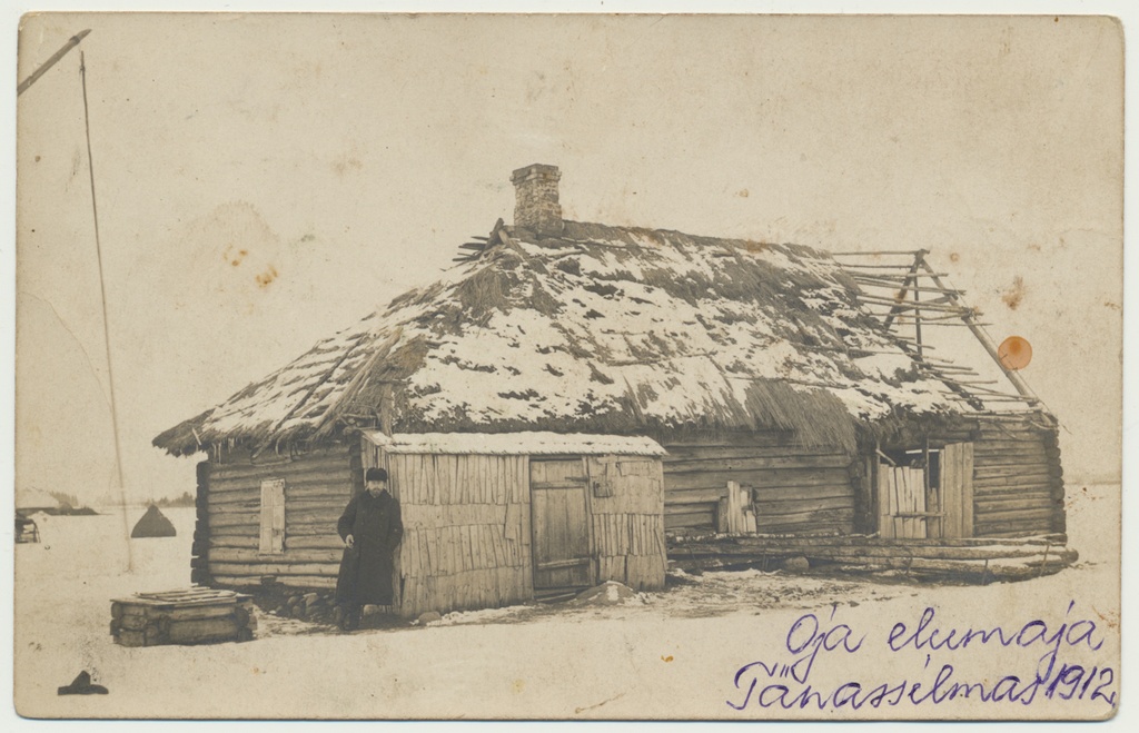 foto, Viljandimaa, Vana-Tänassilma vald, Oja talu, elamu, 1912