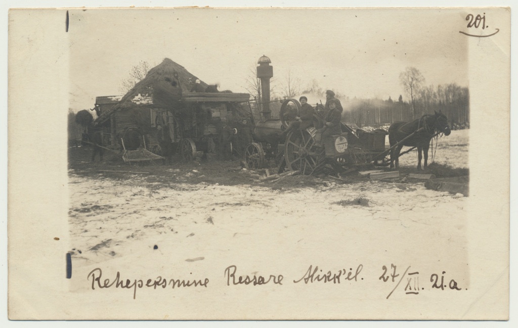 foto, Viljandimaa, Uusna vald, Mikk´u talu, rehepeks, 1921