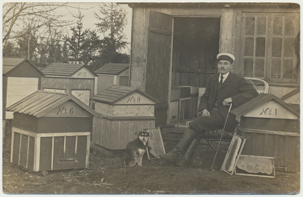 foto, Viljandimaa, Vana-Tänassilma vald, Mõtuse talu, mesila, J.Kärmas u 1930