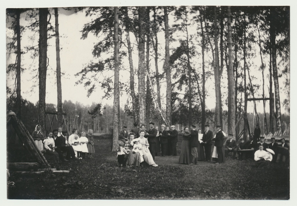 foto, Järvamaa, Mustla küla, simman, 1907, foto J. Piir