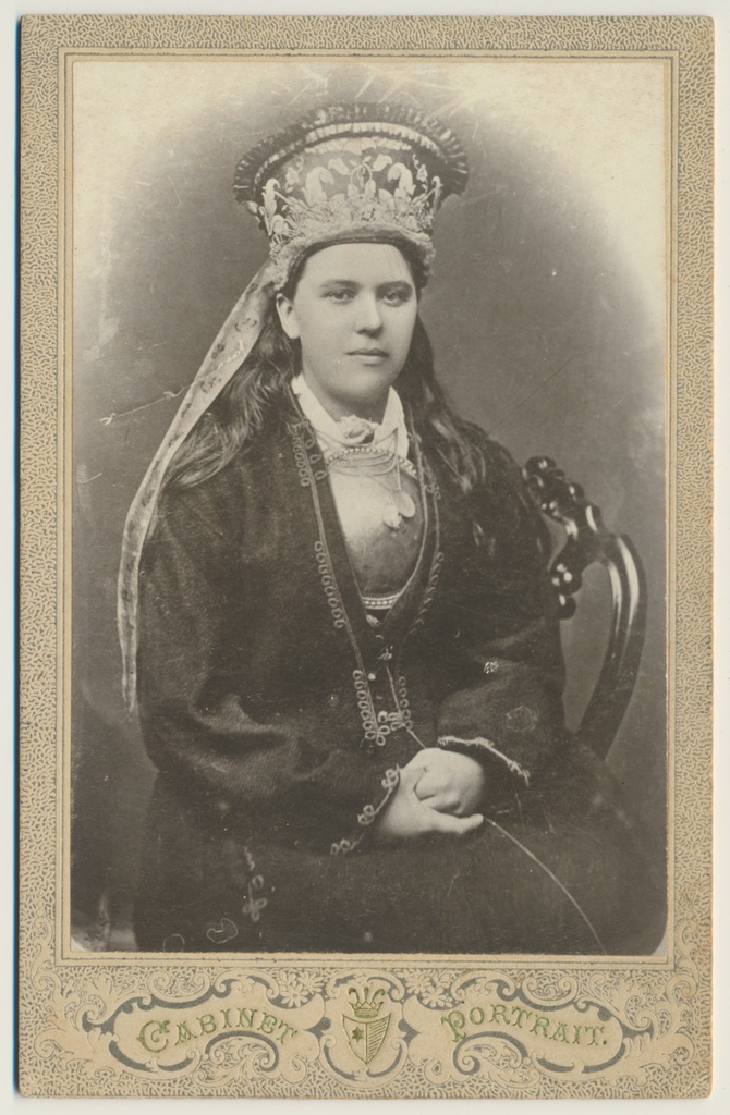 foto, rahvariided, Kesk-Eesti?, naine, u 1910