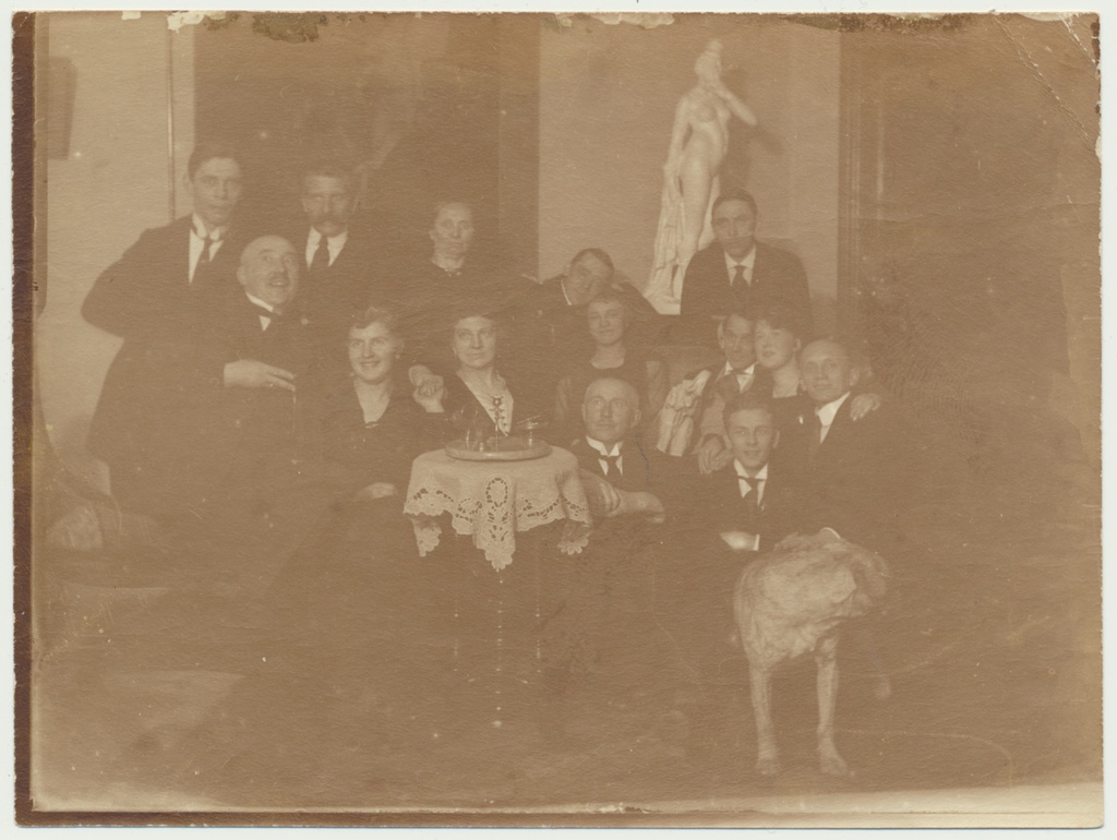 foto, grupp, Estonia teater?, sh Toomas Tondu, u 1913