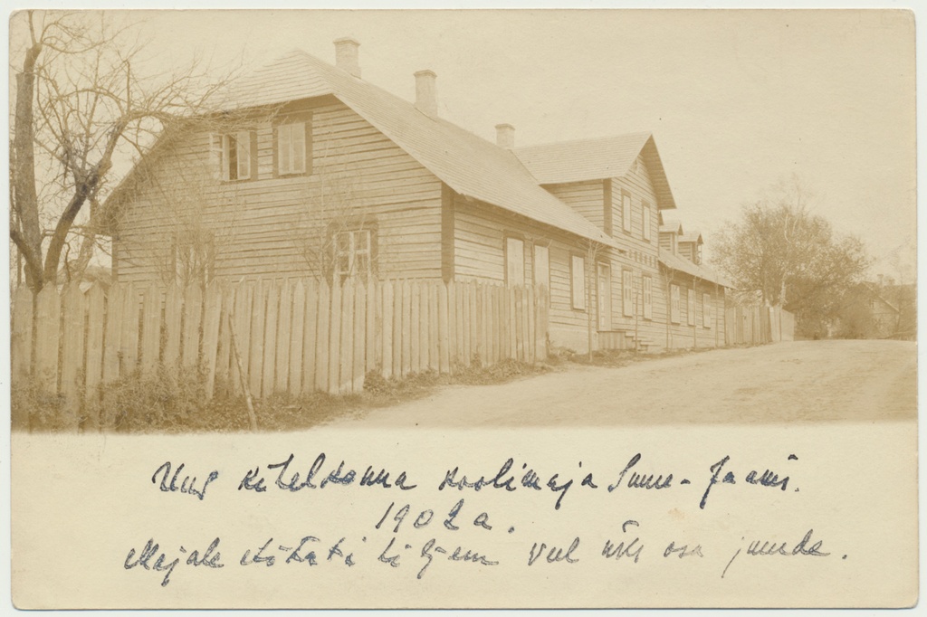 foto, Viljandimaa, Suure-Jaani kihelkonnakool, u 1902