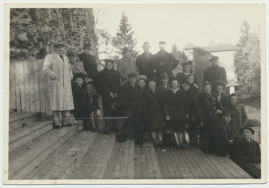 foto, Viljandi muuseum, kultuuritöötajad, u 1949