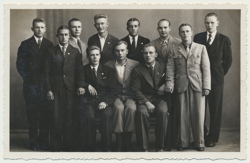 foto, Viljandi, jalgpall, spordiseltsi Tulevik meeskond, 1937, foto E. Rang