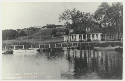 fotokoopia, Viljandi Veespordi- ja tenniseklubi, sadam, u 1930, foto J. Riet  duplicate photo