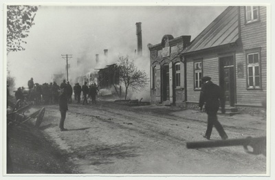 fotokoopia, Viljandi, Kantreküla, tulekahju kustutamine, 1913  similar photo