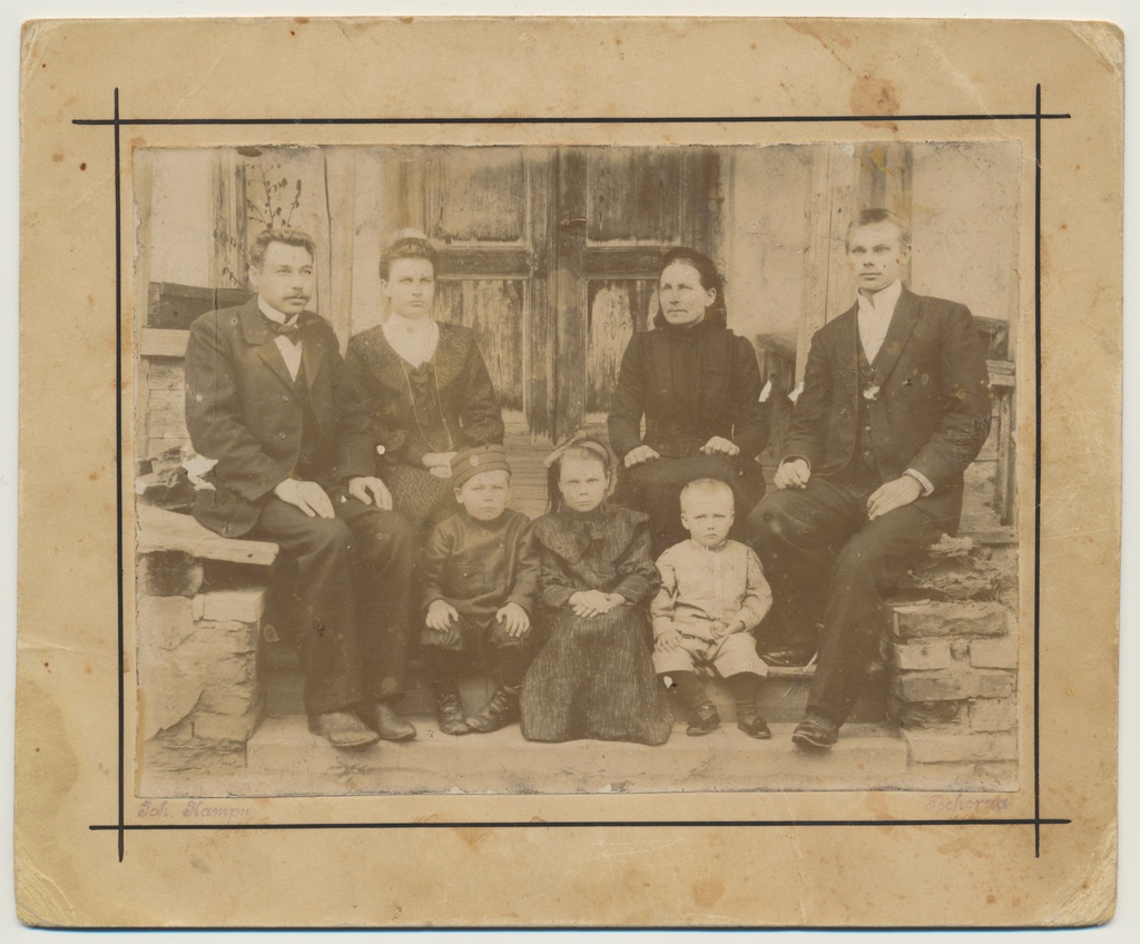 foto, Jüri Nurmberg perega, 1904, Võisiku küla