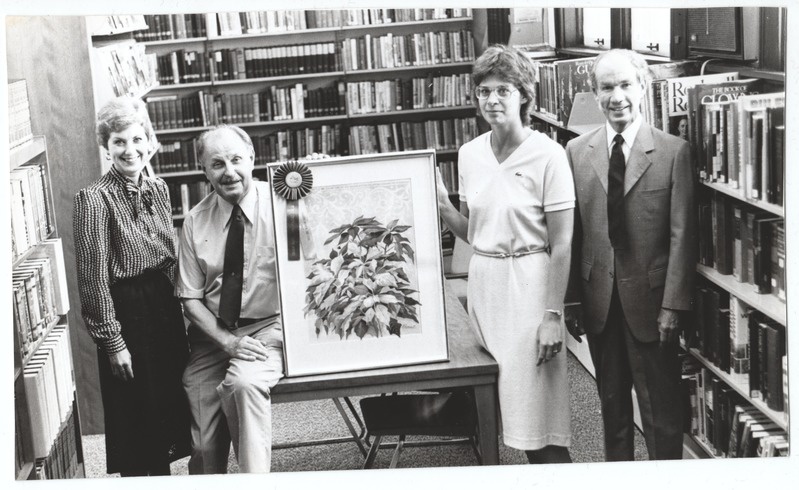 Harry Nurmeti akvarelli üleandmine Oregoni Raamatukogu kunstigaleriile