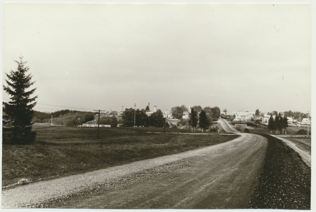 foto Karksi Nuia vaade eemalt 1976 foto L.Vellema