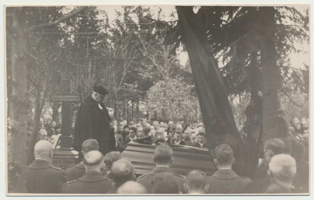 foto, Tartu, kolonel Karl Kool'i matus, 1934