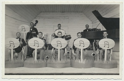 foto, Viljandi, Arkaadia suveaia orkester, 1938, foto E. Rang  duplicate photo